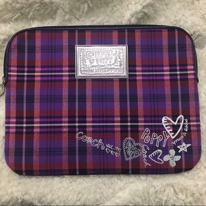 NWT Coach Poppy Laptop Case